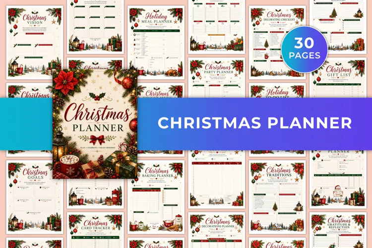Christmas Planner Kdp interiors