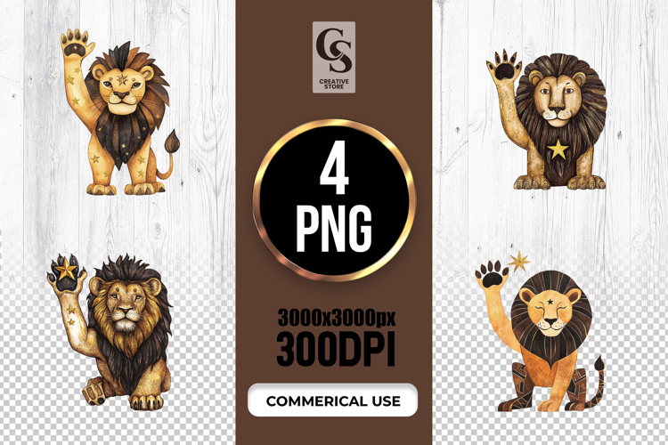 Cute Lion Clipart Image 2