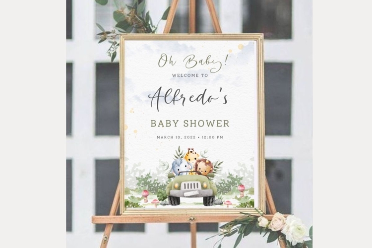 Baby Shower Welcome Template 19