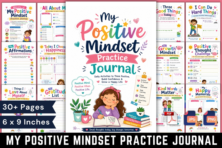 My Positive Mindset Practice Journal example image 1