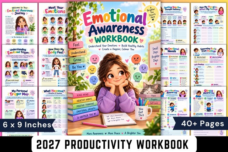 Emotional Awareness Workbook example image 1