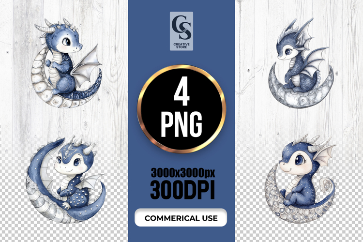 Cute Dragon Clipart Image 23