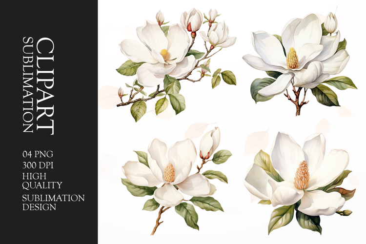 Watercolor Flower Clipart Image 17