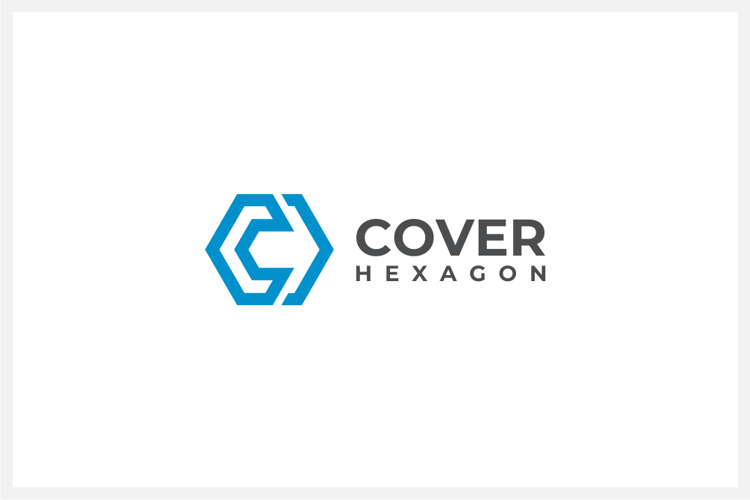 Hexagon Letter C Logo Design Vector Template