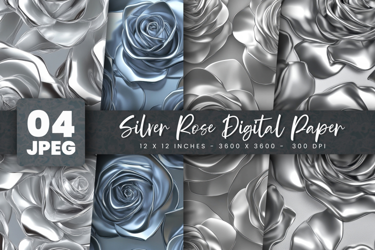 Metallic Silver Background Image 7