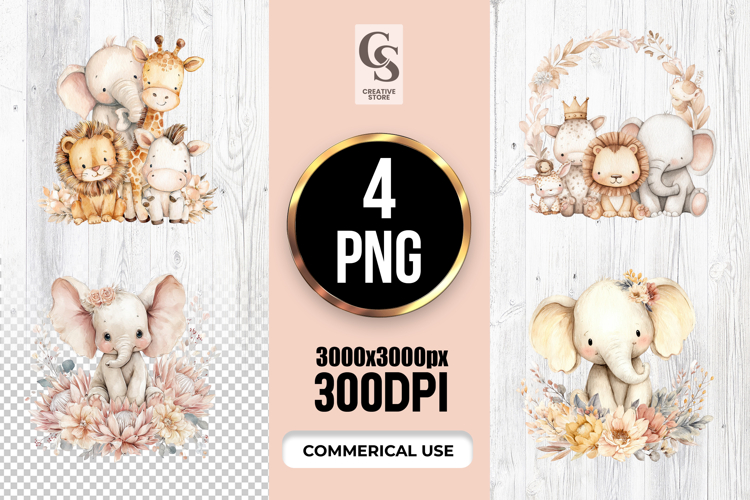 Safari Animals Clipart Image 8