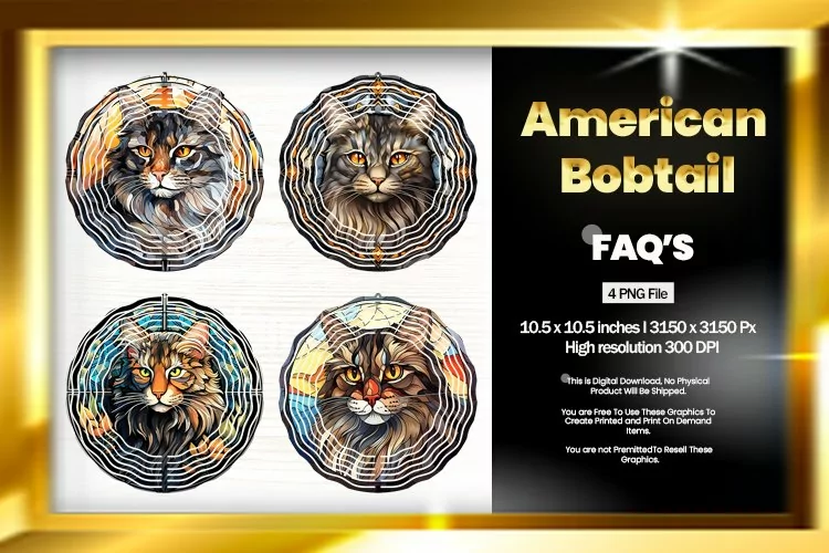 American Bobtail Wind Spinner Sublimation - 04 Variations
