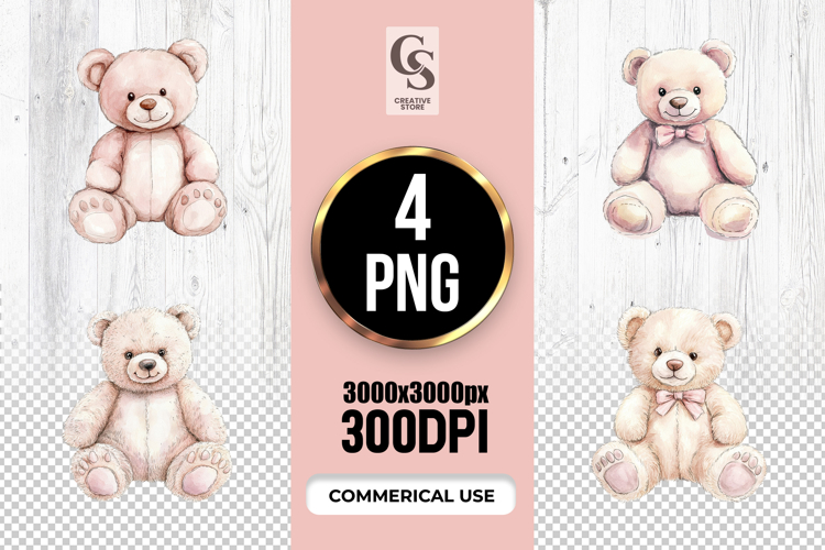 Cute Teddy Bear Clipart