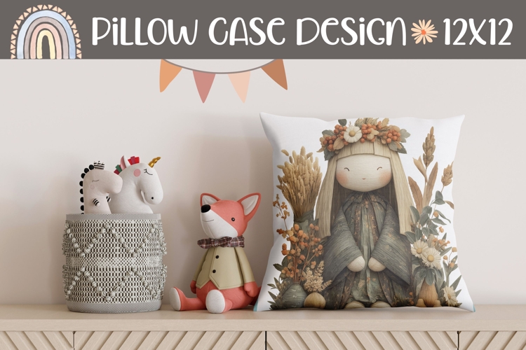 Fall Pillow Design, Farm Pillow, Thanksgiving Pillow PNG