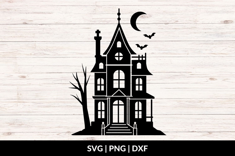 Creepy House SVG, Haunted House SVG