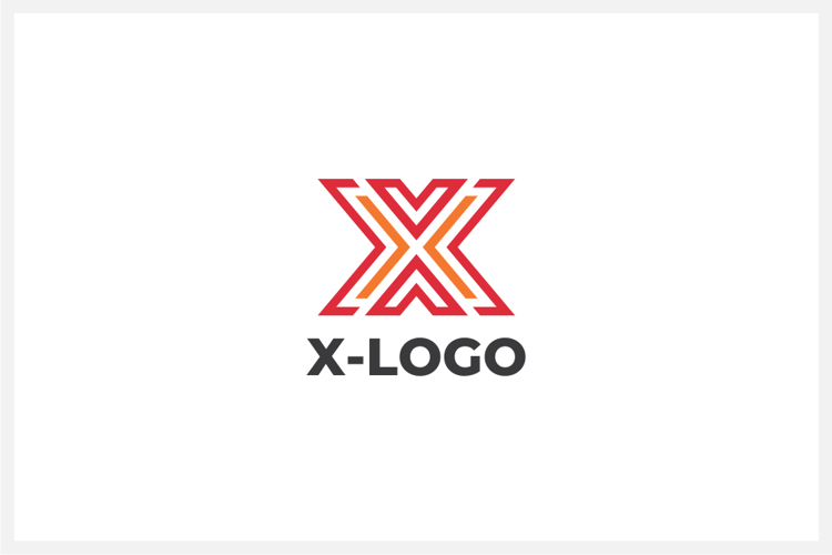 Geometric Letter X Logo Design Vector