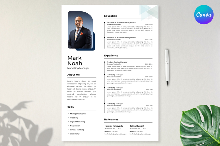 38. Simple Professional - Canva Template