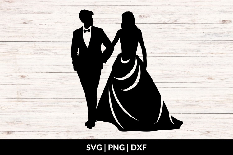 Wedding Clipart Black and White Image 5