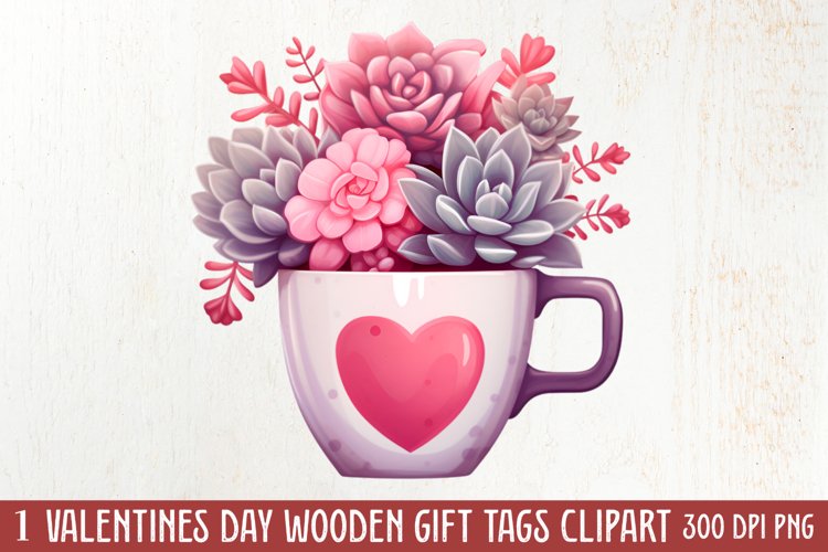 Watercolor Succulent Clipart Image 5