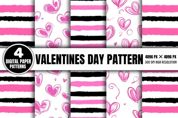 Pink Heart Background Image 24