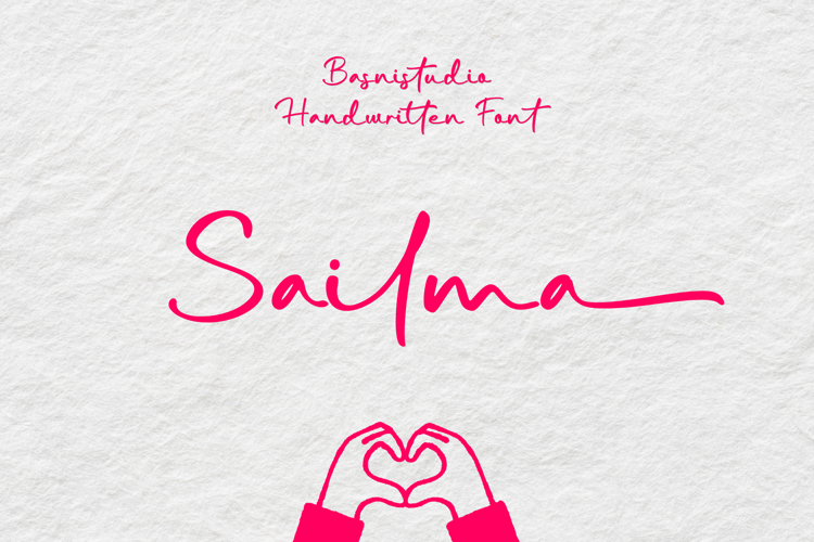Sailma Handwritten Font example image 1