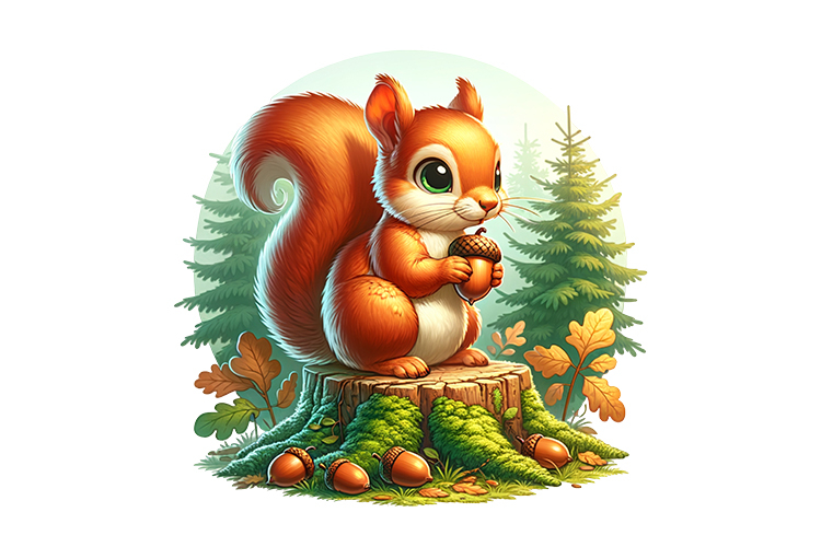Squirrel Clipart Image 24