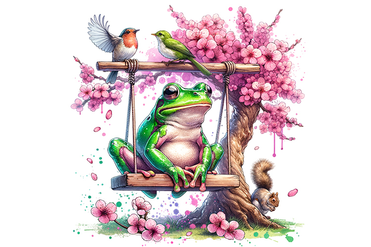 Cute Frog Clipart Image 13