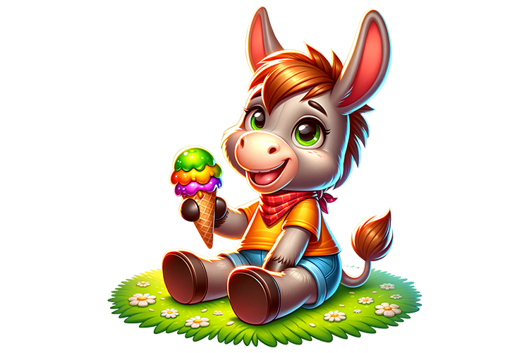 Donkey Clipart Image 19
