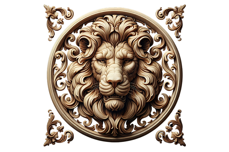 Cute Lion Clipart - PNG File
