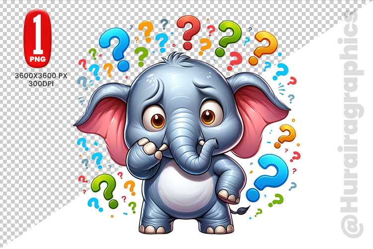 Cute Elephant Clipart