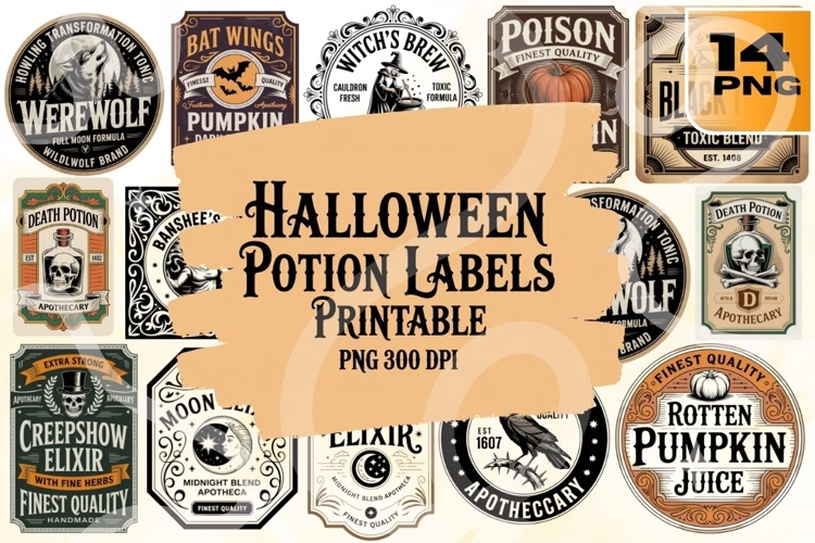 Halloween Apothecary Labels Image 6