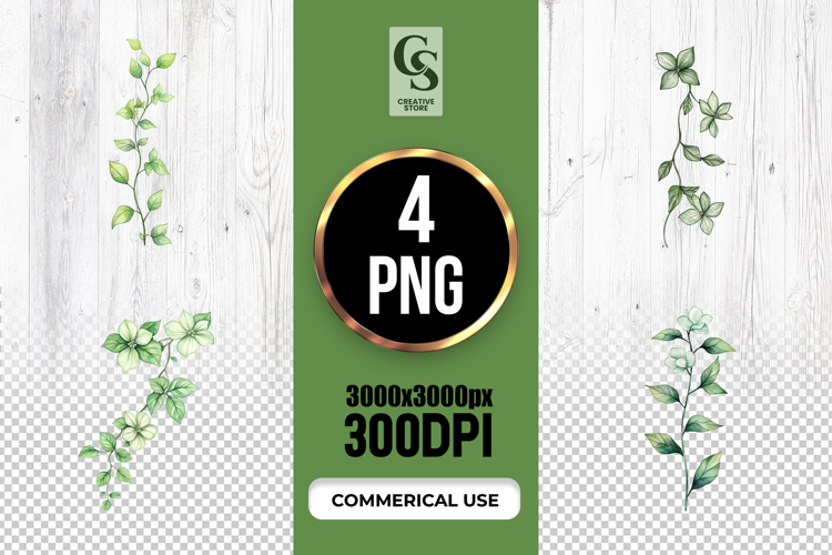 Spring Watercolor Clipart Image 3