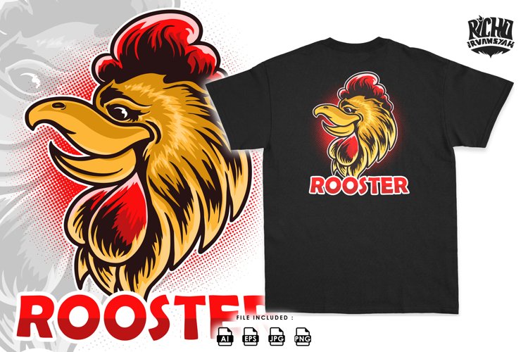 Rooster Clipart Image 16