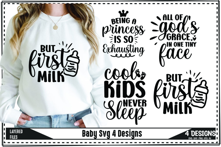 Funny Baby Svg, Newborn Svg Designs