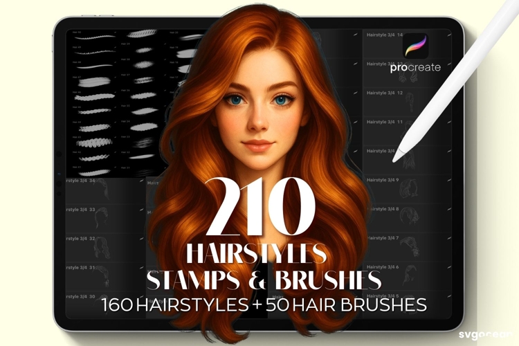 Hair Brush Procreate