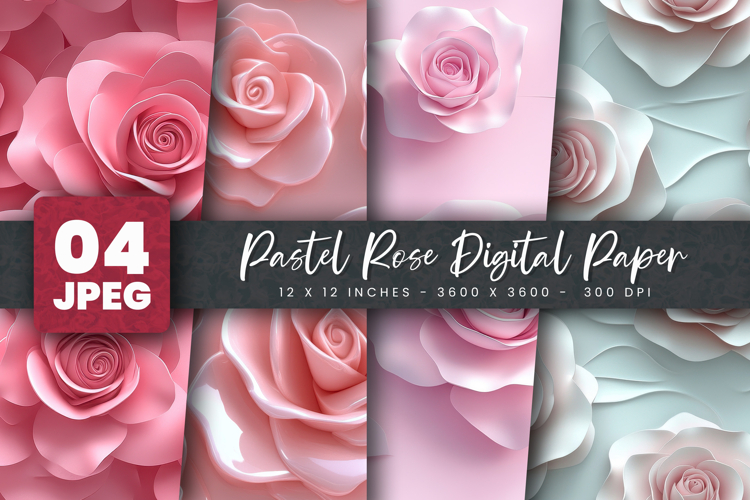 Pink Rose Clipart Image 7