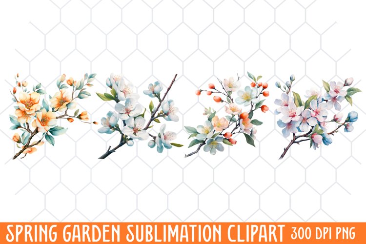 Spring Flowers Clipart Image 20