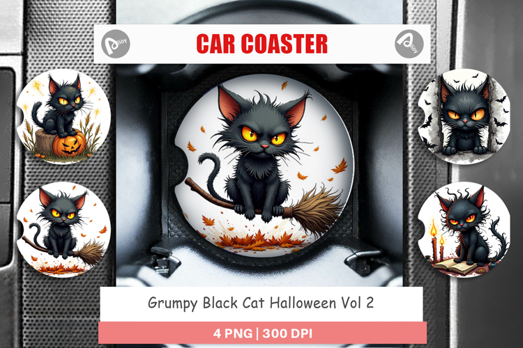 Black Cat Clipart Image 12