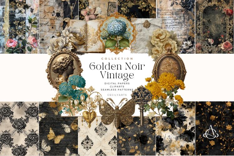 Golden Noir Vintage Bundle Collection