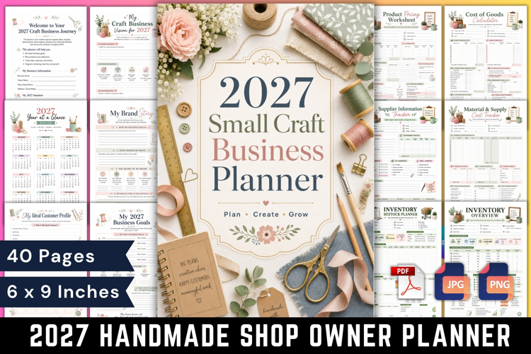 2027 Craft Business Planner