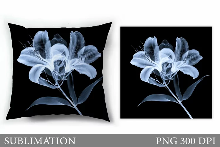 Floral Pillow Sublimation. Flowers Pillow Sublimation