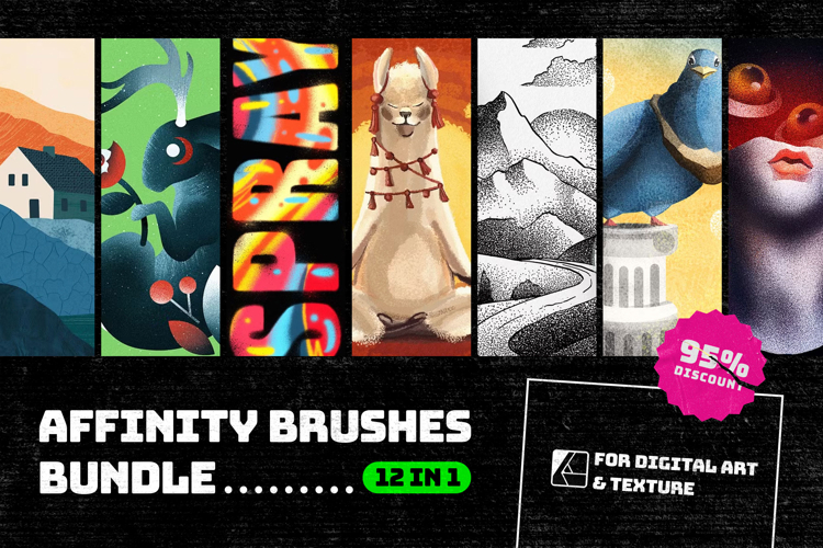 12-in-1 Affinity Brushes Bundle
