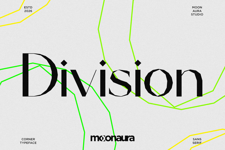 Division - Corner   Geometric Sans