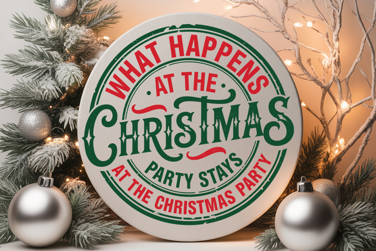 What Happens At The Christmas Party Stays At The Christmas example image 1