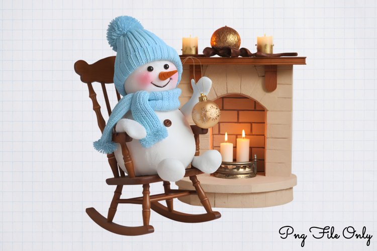 Christmas Snowman Clipart Image 11