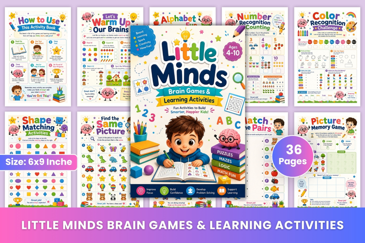 Little Minds Brain Games & Learning Activities