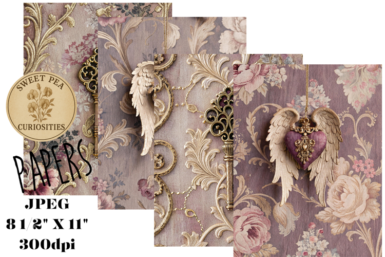 Shabby Chic, Papers, Junk Journal