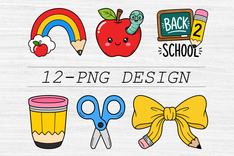 Cute back to school Png Clipart