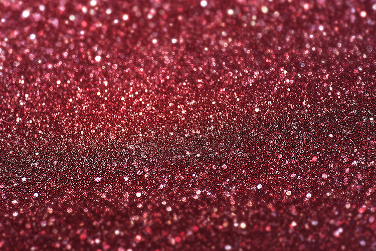 Red glitter with sparkling texture & shining particles