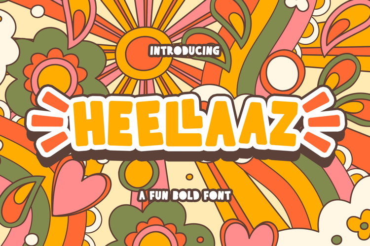 Heellaaz - Fun Bold Font