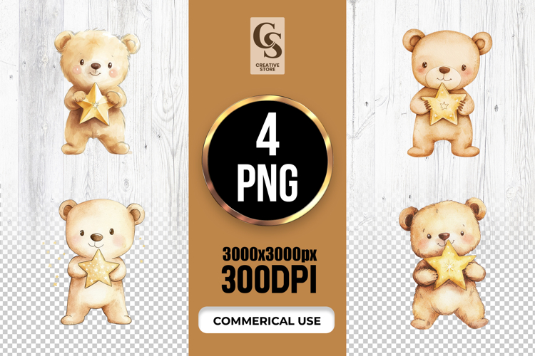 Teddy Bear Clipart Image 3