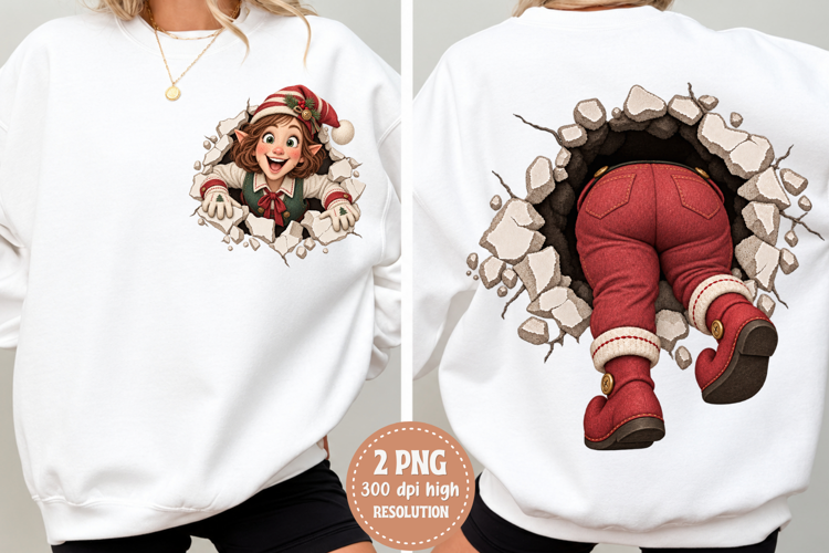 Christmas Santa Numbers PNG
