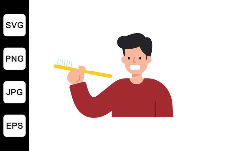 Brushing Teeth Clipart Image 8