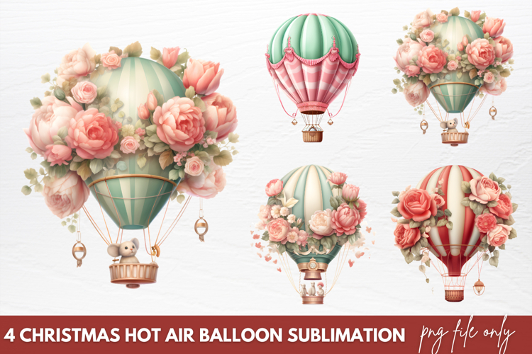 Hot Air Balloon Clipart Image 5