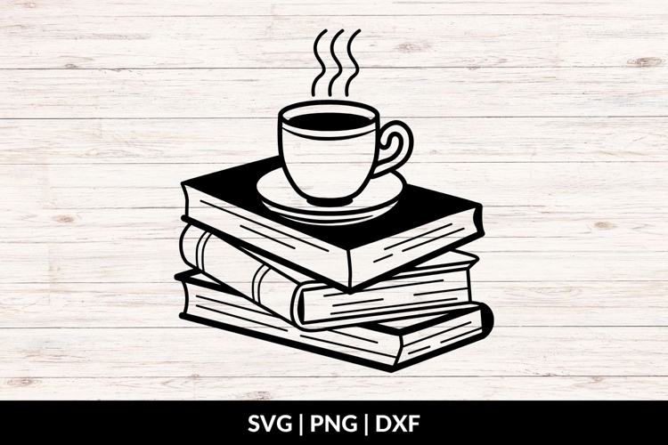 Coffee And Books SVG